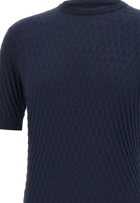 25SS 필리포 드 로렌티스 스웨터 GC1MC CR14D890 BLUE - FILIPPO DE LAURENTIIS