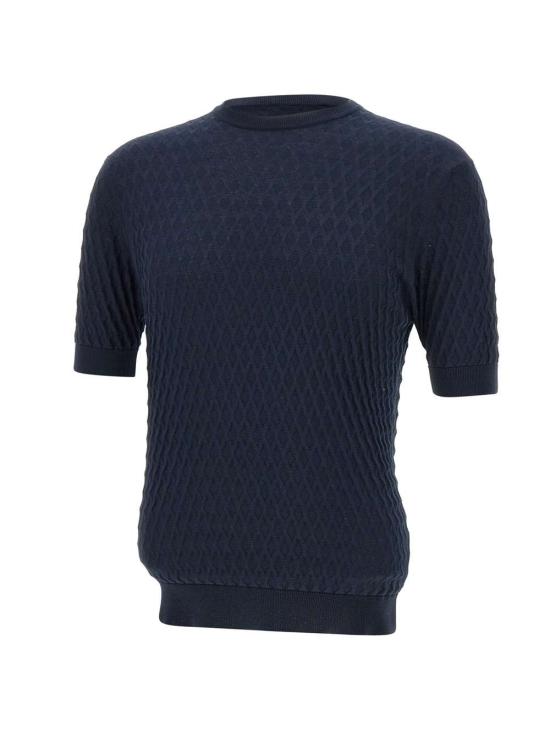 25SS 필리포 드 로렌티스 스웨터 GC1MC CR14D890 BLUE - FILIPPO DE LAURENTIIS