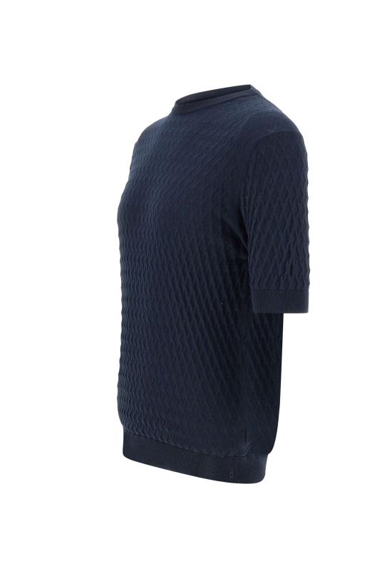 25SS 필리포 드 로렌티스 스웨터 GC1MC CR14D890 BLUE - FILIPPO DE LAURENTIIS