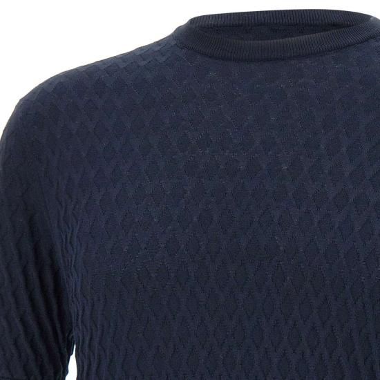 25SS 필리포 드 로렌티스 스웨터 GC1MC CR14D890 BLUE - FILIPPO DE LAURENTIIS