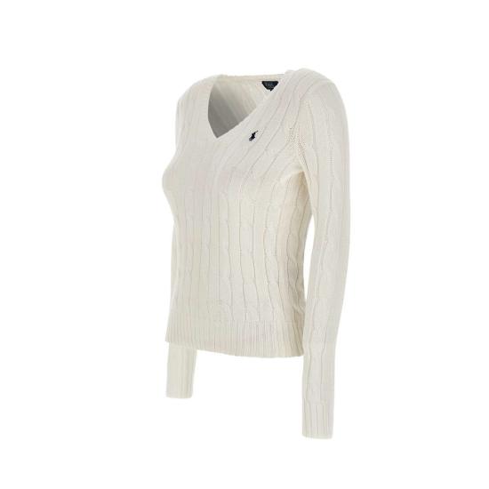 25SS 폴로 랄프로렌 스웨터 211891641 001 White - POLO RALPH LAUREN