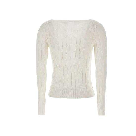 25SS 폴로 랄프로렌 스웨터 211891641 001 White - POLO RALPH LAUREN