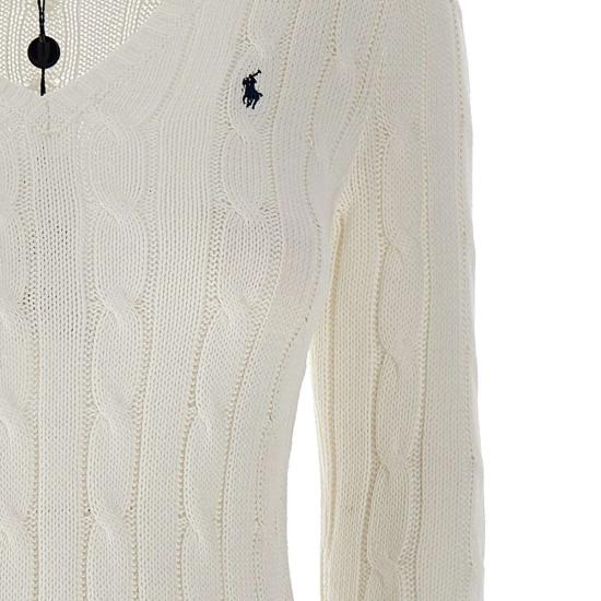 25SS 폴로 랄프로렌 스웨터 211891641 001 White - POLO RALPH LAUREN