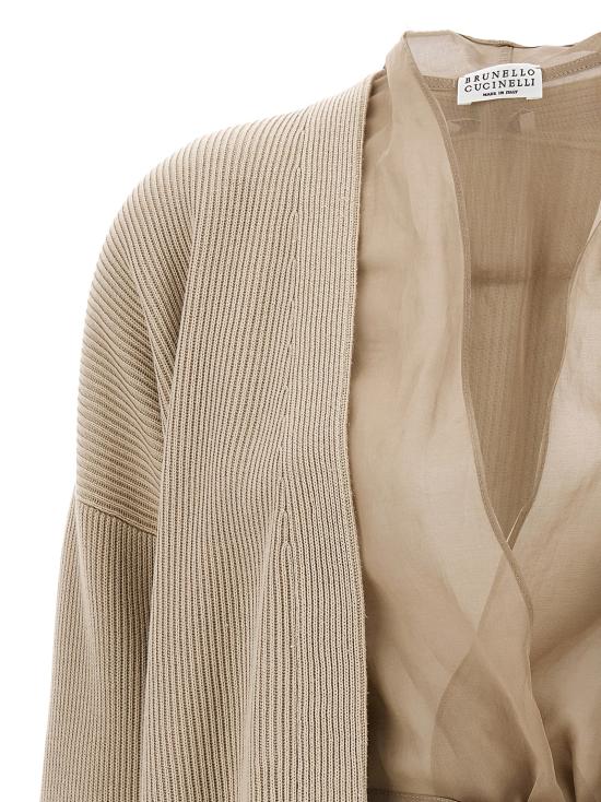 25SS 브루넬로 쿠치넬리 가디건 M19257706C8050 Beige - BRUNELLO CUCINELLI
