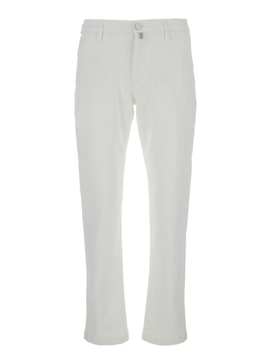 25FW 야콥코헨 스트레이트 팬츠 UP00101S3848750D White