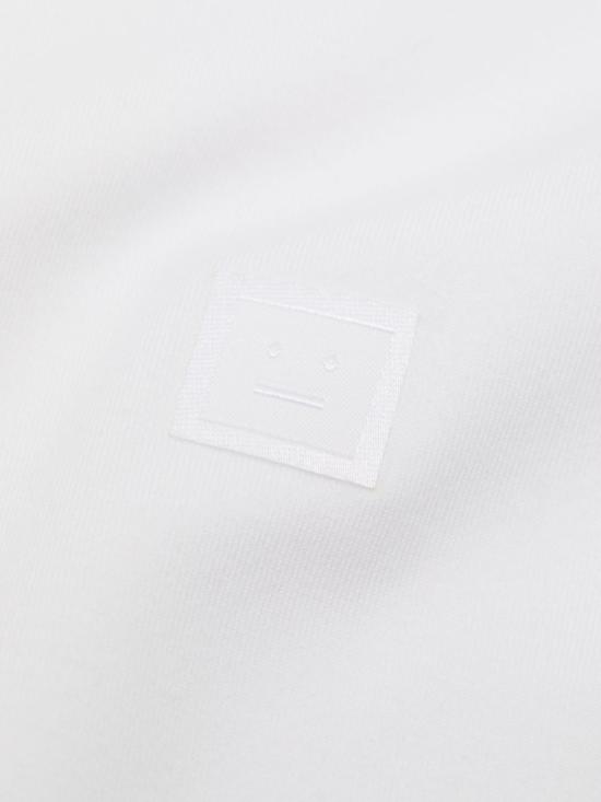 25SS 아크네 스튜디오 반팔 티셔츠 CL0309U TSHI000315183 White - ACNE STUDIOS