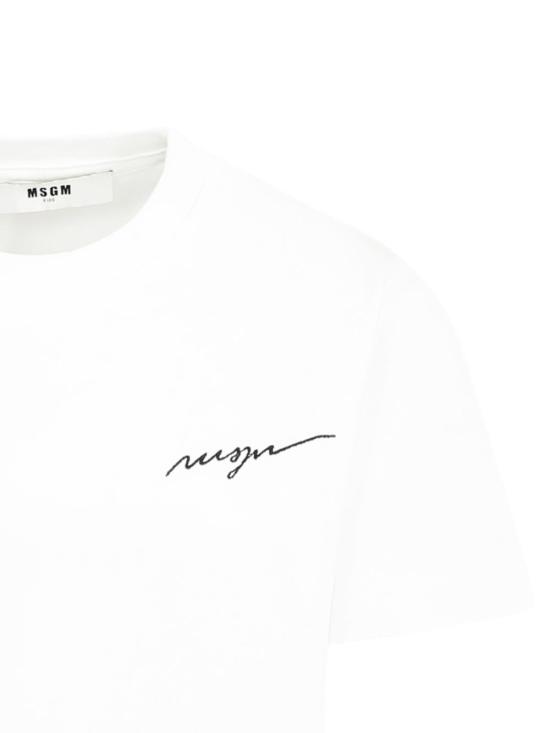 25SS [주니어] 엠에스지엠 티셔츠 S5MSJUTH064 001 White - MSGM