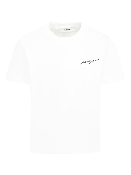 25SS [주니어] 엠에스지엠 티셔츠 S5MSJUTH064 001 White