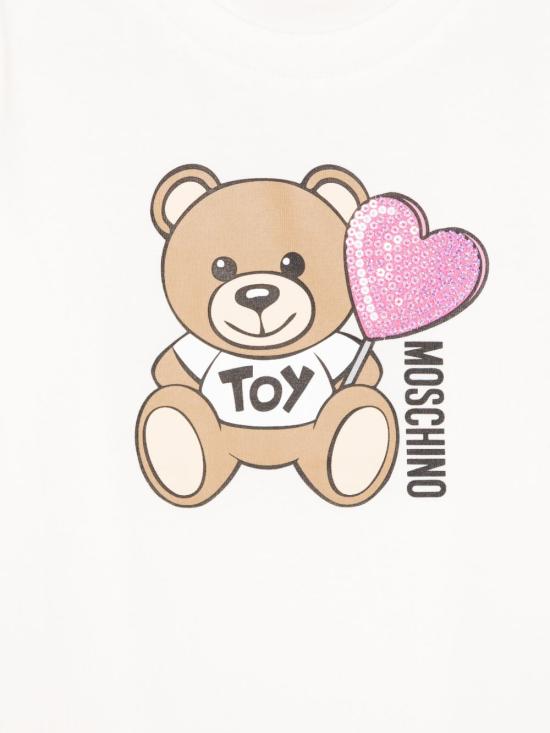 25SS [주니어] 모스키노 탑 HDM06K LBA0010063 White - MOSCHINO