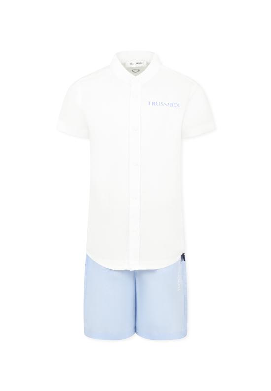 25SS [키즈] 트루사르디 트레이닝웨어/오버롤/세트 TBP25013CL WHITE