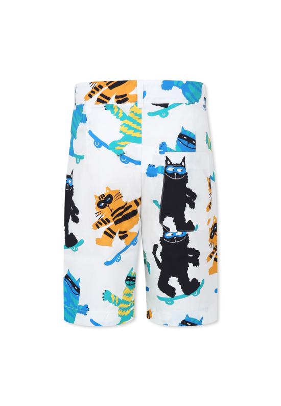 25SS [키즈] 스텔라 맥카트니 쇼츠/버뮤다 TW6Q19 Z2642 101MC WHITE - STELLA MCCARTNEY