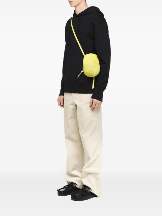 25SS JW앤더슨 로고 패치 포켓 후드 티셔츠 JW0214 PG1632999 Black - JW ANDERSON