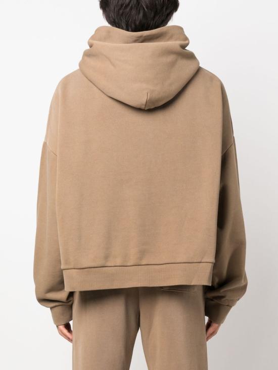 25SS 엔타이어 스튜디오 후드 티셔츠 ES2125CO CORK Brown - ENTIRE STUDIOS