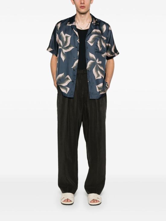 25SS 드리스 반 노튼 반팔 셔츠 2510207421024 559 Blue - DRIES VAN NOTEN