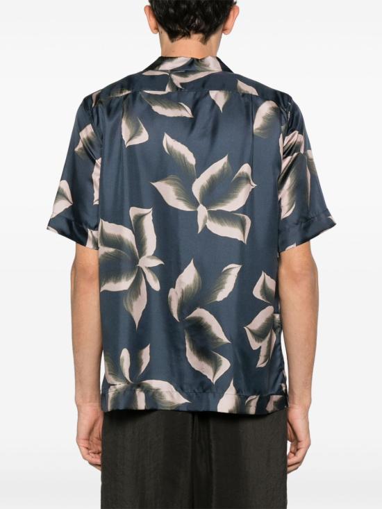 25SS 드리스 반 노튼 반팔 셔츠 2510207421024 559 Blue - DRIES VAN NOTEN