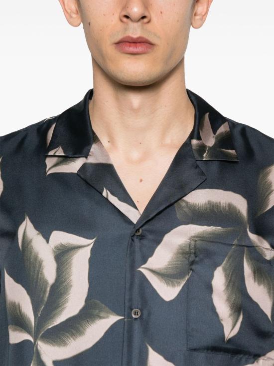 25SS 드리스 반 노튼 반팔 셔츠 2510207421024 559 Blue - DRIES VAN NOTEN