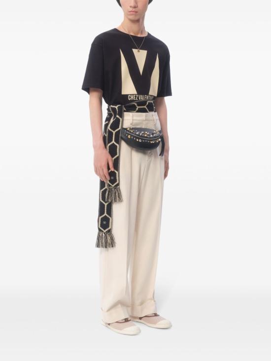 25SS 발렌티노 가라바니 반팔 티셔츠 6V3MG16P AQ90NO Black - VALENTINO GARAVANI