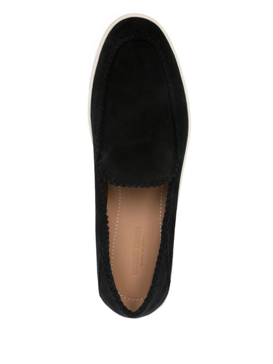 25SS 조르지오 아르마니 스니커즈 X2X141 XM968K001 Black - GIORGIO ARMANI