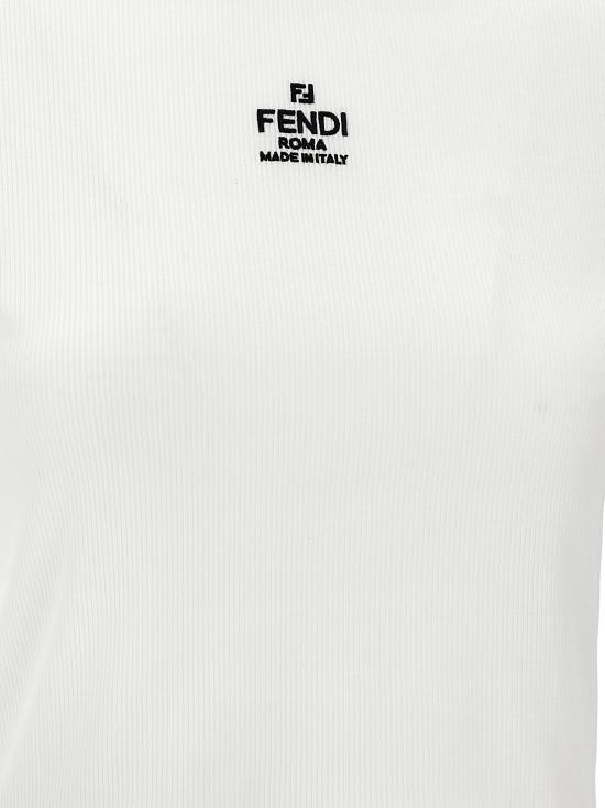 26SS 펜디 반팔 티셔츠 FS8110ANQMF0ZNM White - FENDI