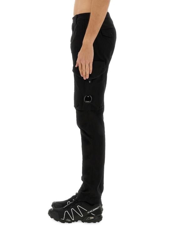 25SS 씨피 컴퍼니 스트레이트 팬츠 18CMPA058A005694G999 BLACK DOM - C.P. COMPANY