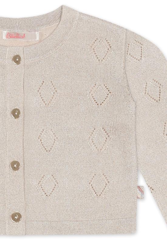 25SS [키즈] 빌리블러쉬 가디건 U21106 Z99 BEIGE - BILLIEBLUSH