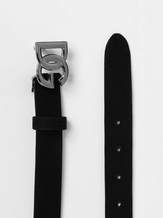 25FW [키즈] 돌체앤가바나 벨트 EC0083AT661 8B939 Black - DOLCE & GABBANA