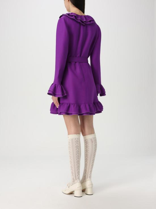 25SS 발렌티노 가라바니 숏 원피스 6B3VAES61CF R1B Violet - VALENTINO GARAVANI