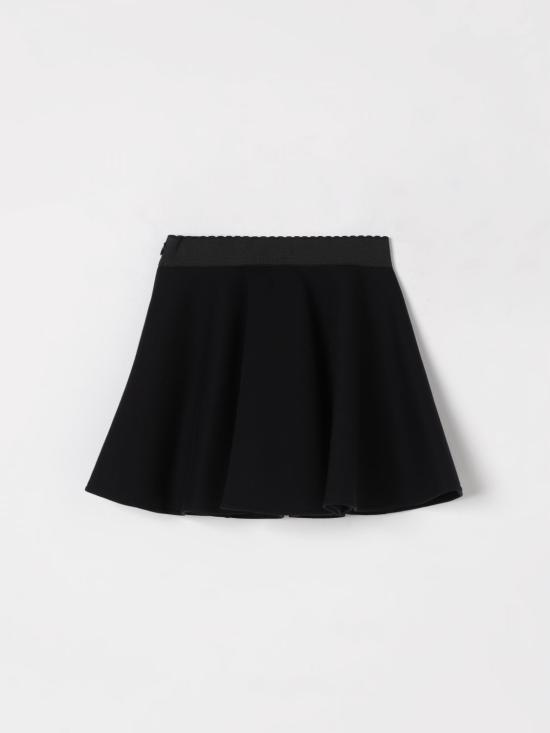 25FW [키즈] 돌체앤가바나 스커트 L54I67G7N9Q N0000 Black - DOLCE & GABBANA