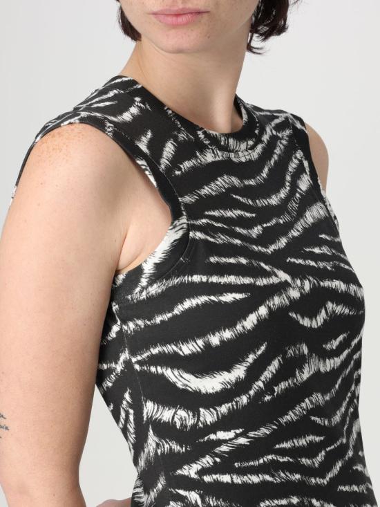 25FW 디 아티코 민소매 티셔츠 250WCN00003JJJ025PR 414 Black - THE ATTICO