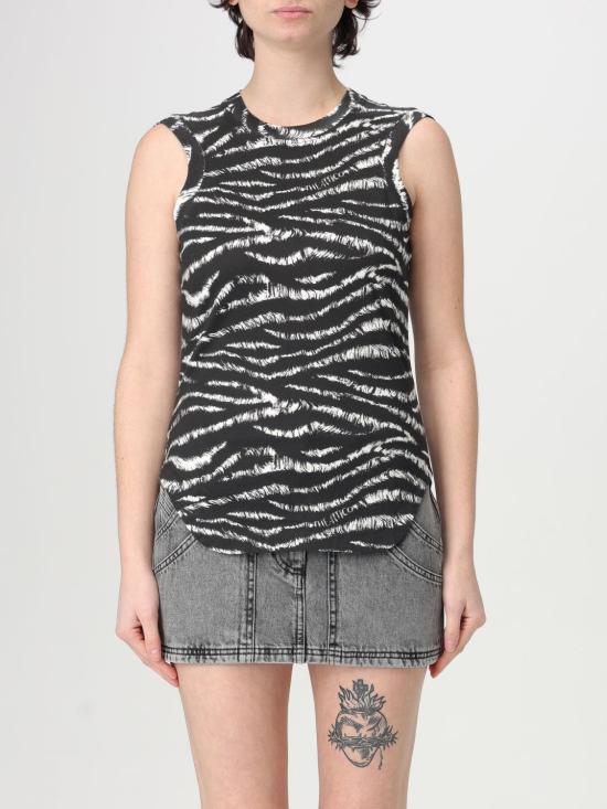 25FW 디 아티코 민소매 티셔츠 250WCN00003JJJ025PR 414 Black