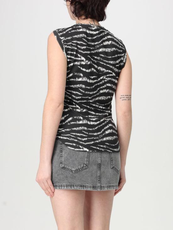 25FW 디 아티코 민소매 티셔츠 250WCN00003JJJ025PR 414 Black - THE ATTICO