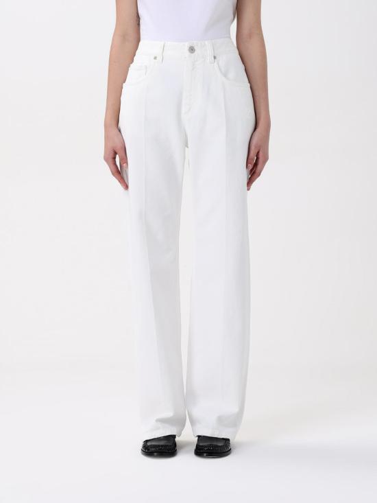 25FW 브루넬로 쿠치넬리 데님 팬츠 M0H81P5568 C600R White