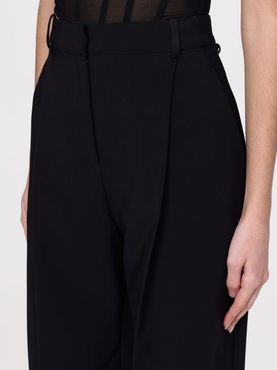 25FW 엘리자베타프랜치 스트레이트 팬츠 PA081 110 Black - ELISABETTA FRANCHI