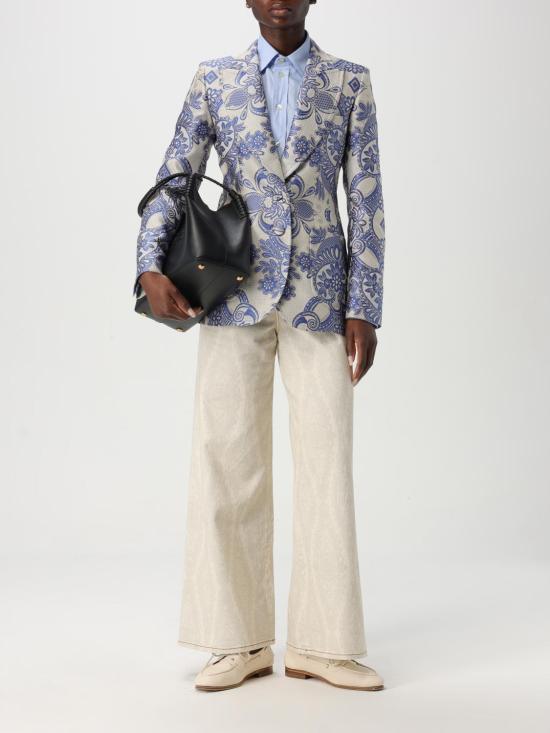 25SS 에트로 셔츠 WRIA0034AV581 X0889 Gnawed Blue - ETRO