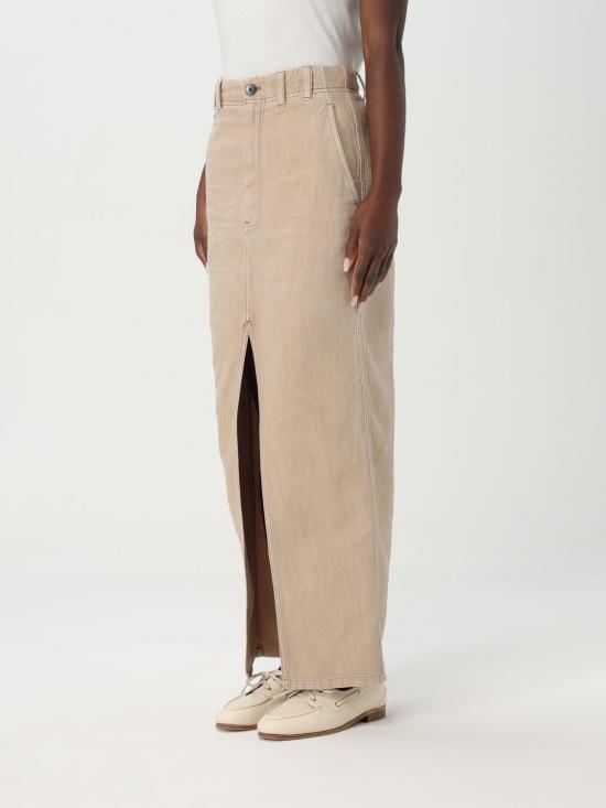 25SS 브루넬로 쿠치넬리 스커트 ML996G3822 C2910 Beige - BRUNELLO CUCINELLI