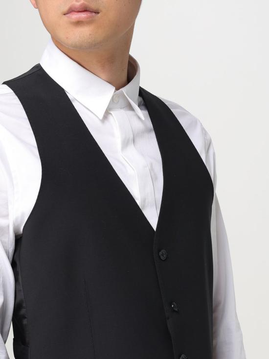 25SS 엠포리오 아르마니 베스트 01J0G001506 999 Black - EMPORIO ARMANI