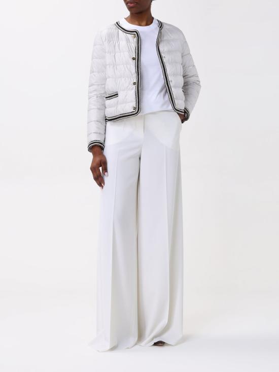 25FW 막스마라 ACACIA 아카시아 앵커 로고 자수 반팔 티셔츠 2511941031600 007 White - MAX MARA