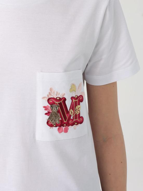 25FW 막스마라 반팔 티셔츠 2511941021600 004 White - MAX MARA