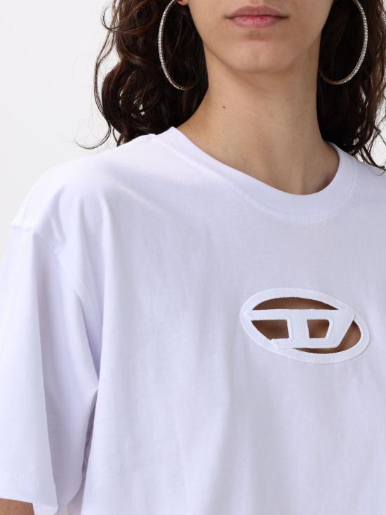 25FW 디젤 반팔 티셔츠 A150960NIAX 100 White - DIESEL