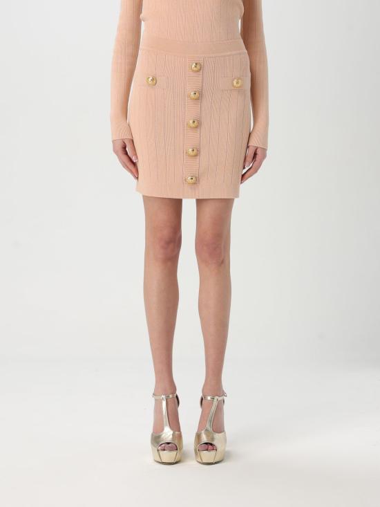 25FW 발망 숏 스커트 EF1LB290KB07 0LB Pink