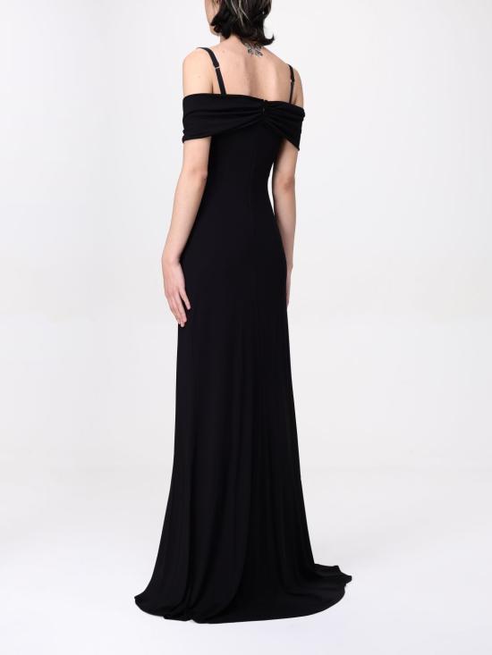 25FW 엘리자베타프랜치 롱 원피스 ABR08 110 Black - ELISABETTA FRANCHI