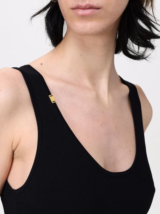 25FW 엘리자베타프랜치 미디 원피스 AM65S 110 Black - ELISABETTA FRANCHI