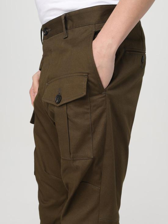 25FW 디스퀘어드2 스트레이트 팬츠 S74KB0909S39021 728 Green - DSQUARED2