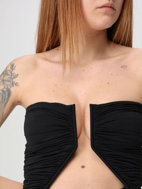 25FW 릭 오웬스 숏 원피스 RP01E7530JN 09 Black - RICK OWENS