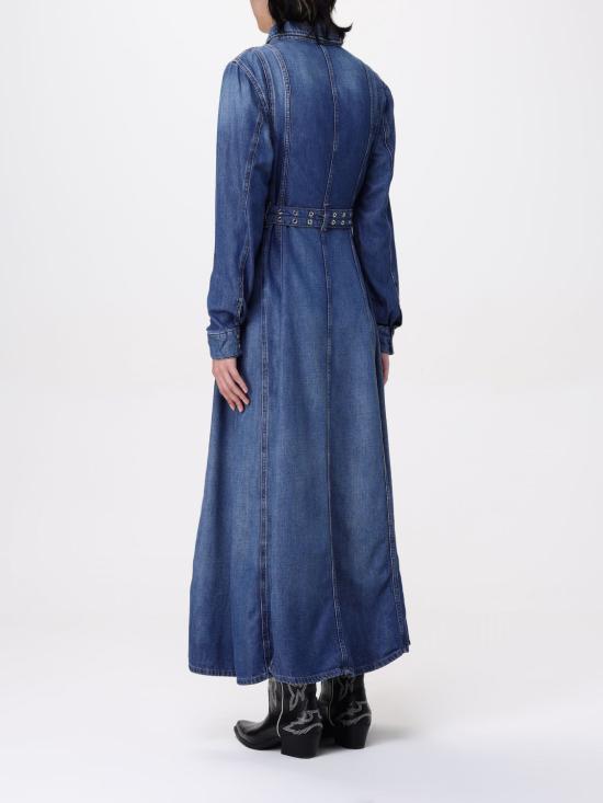 25SS 가니 롱 원피스 J1611 567 Blue - GANNI