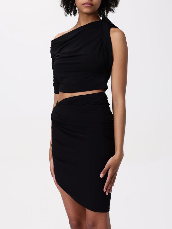 25FW 자크뮈스 민소매 티셔츠 243TO0992381 990 Black - JACQUEMUS