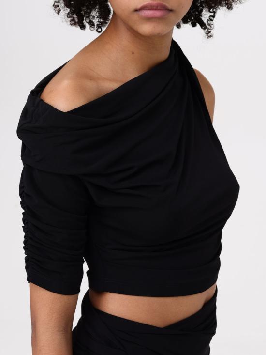 25FW 자크뮈스 민소매 티셔츠 243TO0992381 990 Black - JACQUEMUS