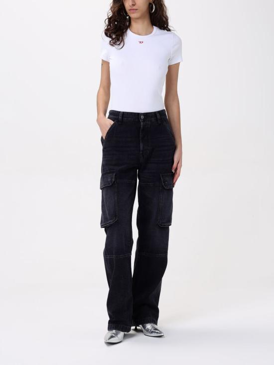 25FW 디젤 반팔 티셔츠 A149610EJAI 100 White - DIESEL