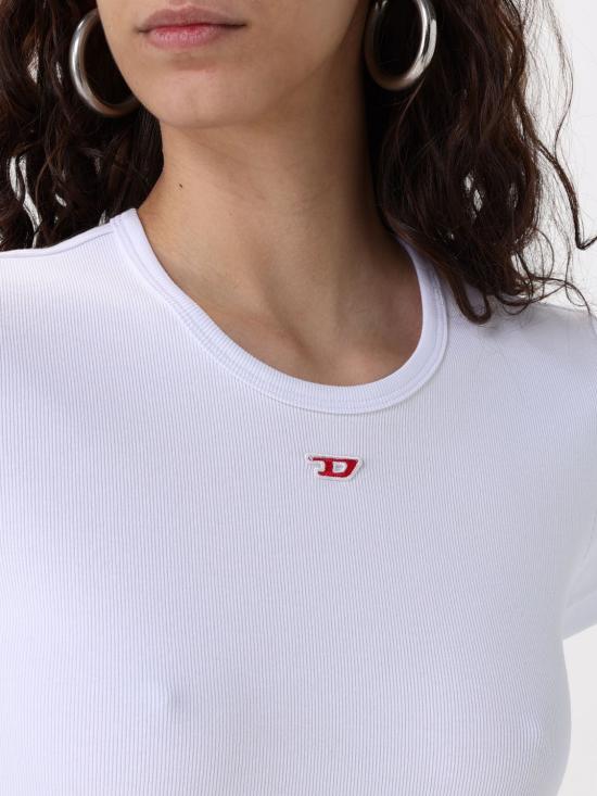 25FW 디젤 반팔 티셔츠 A149610EJAI 100 White - DIESEL