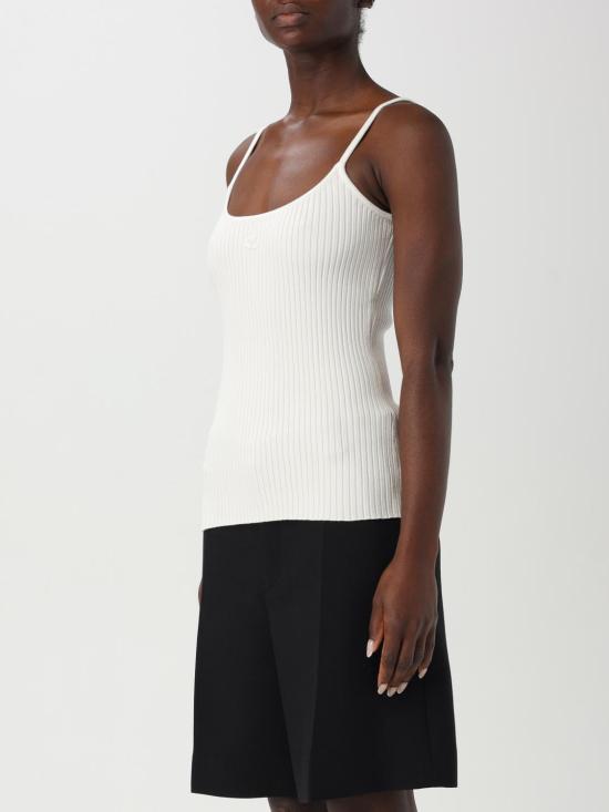 25FW 쿠레쥬 민소매 티셔츠 PERMDE012FI0001 0001 White - COURREGES